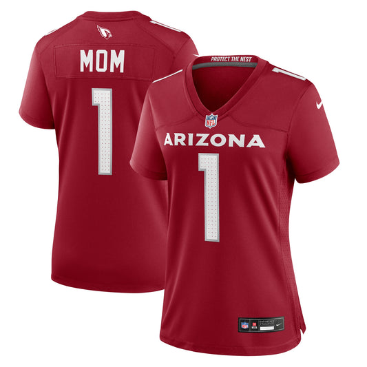 Number 1 Mom Arizona Cardinals Nike Women's Game Jersey - Cardinal