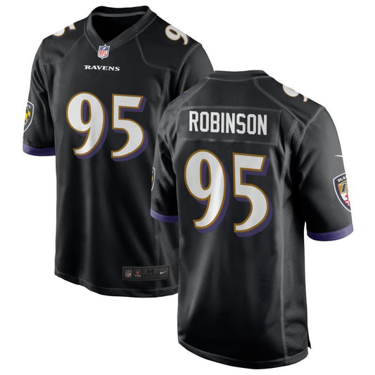 Tavius Robinson Baltimore Ravens Nike Alternate Game Jersey - Black