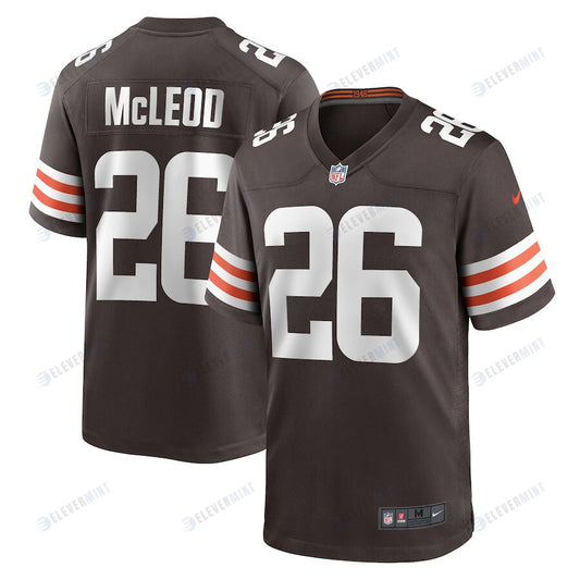 Rodney McLeod 26 Cleveland Browns Men Team Game Jersey - Brown