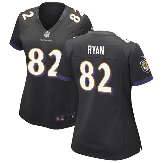 Sean Ryan Baltimore Ravens Nike Women's Alternate Game Jersey - Black