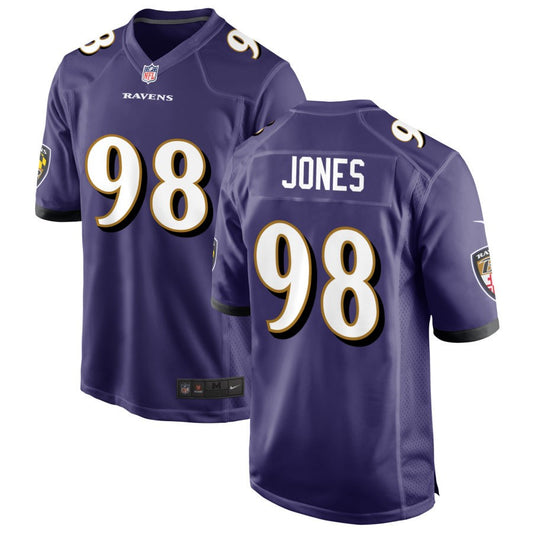 Travis Jones Baltimore Ravens Nike Game Jersey - White