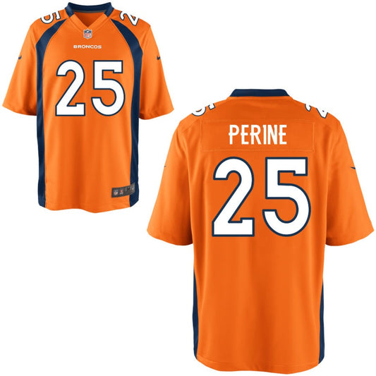 Samaje Perine Denver Broncos Nike Youth Game Jersey - Orange