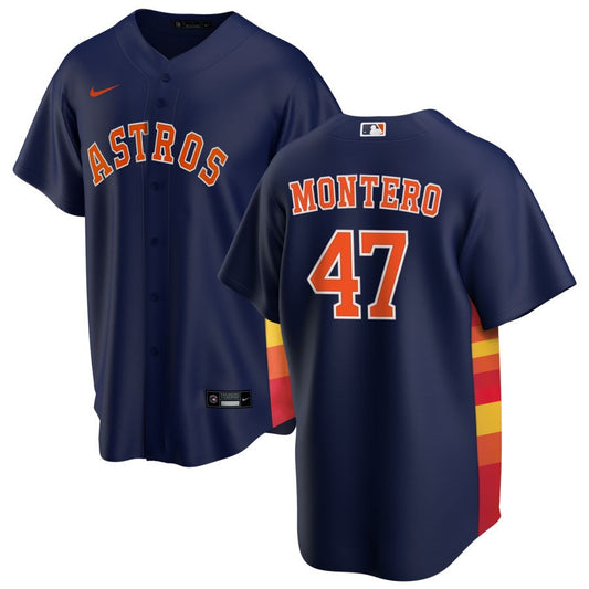 Rafael Montero Houston Astros Nike Alternate Replica Jersey - Navy