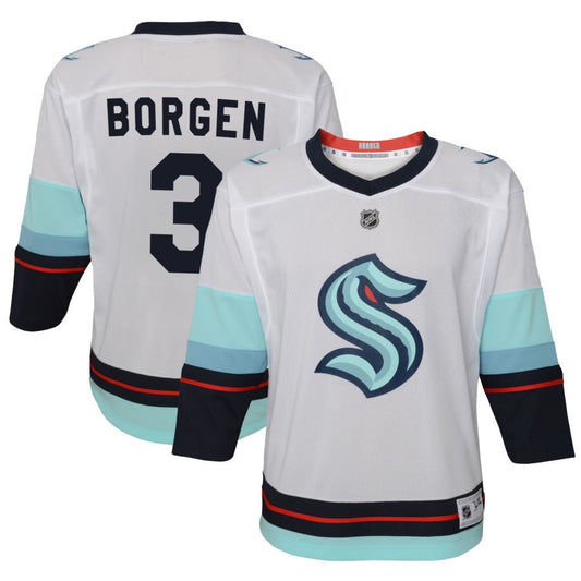 Will Borgen Seattle Kraken Toddler Away Replica Jersey - White