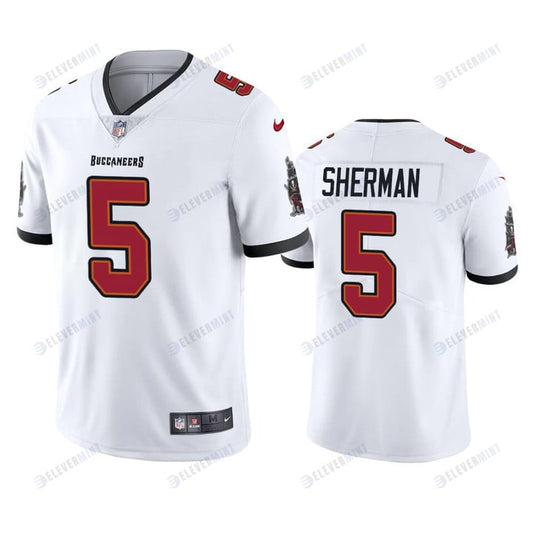 Richard Sherman 5 Tampa Bay Buccaneers White Vapor Limited Jersey