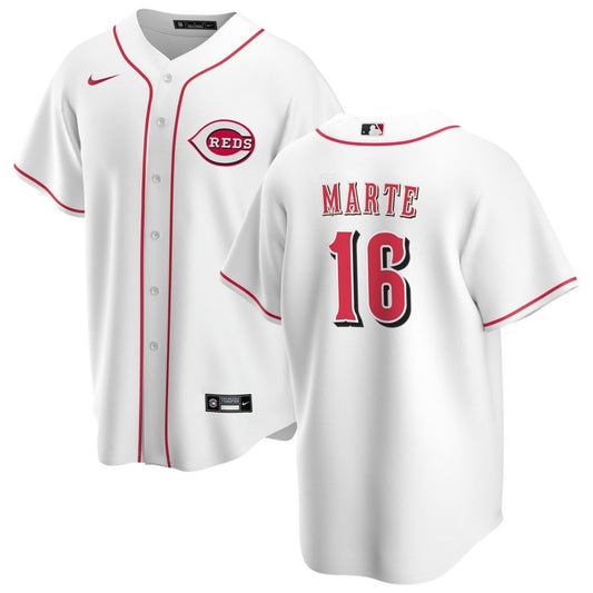 Noelvi Marte Cincinnati Reds Nike Home Replica Jersey - White