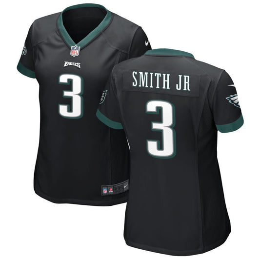 Nolan Smith Jr Philadelphia Eagles Nike Women's Alternate Game Jersey - Black