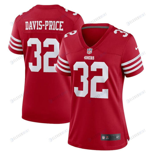 Tyrion Davis-Price San Francisco 49ers Women's Game Player Jersey - Scarlet