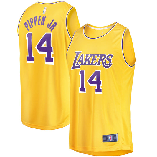 Scotty Pippen Jr. Los Angeles Lakers Fanatics Branded Fast Break Replica Jersey - Icon Edition - Gold