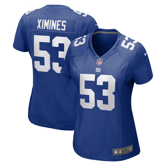 Oshane Ximines New York Giants Nike Women's Game Jersey - Royal