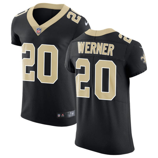 Pete Werner New Orleans Saints Nike Vapor Untouchable Elite Jersey - Black