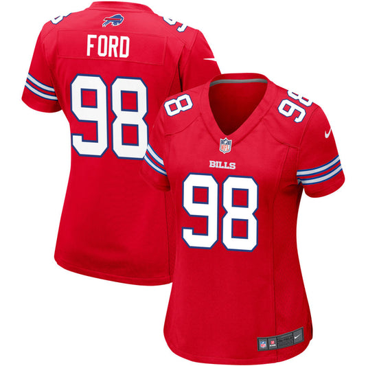 Poona Ford Buffalo Bills Nike Women's Alternate Game Jersey - Red