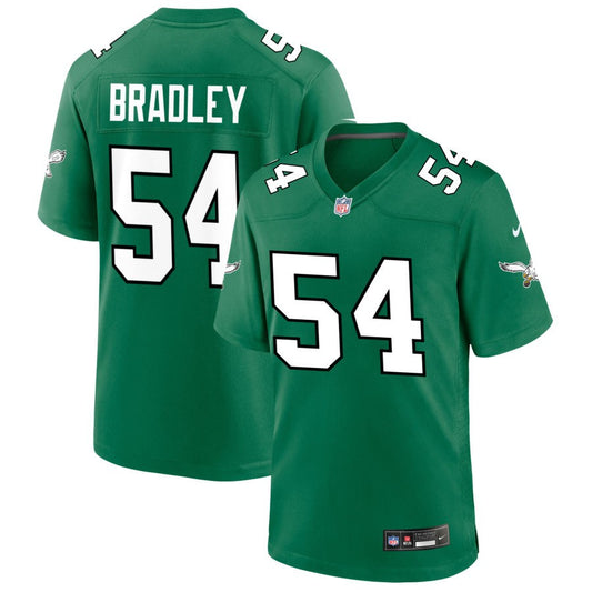 Shaun Bradley Philadelphia Eagles Nike Alternate Game Jersey - Kelly Green