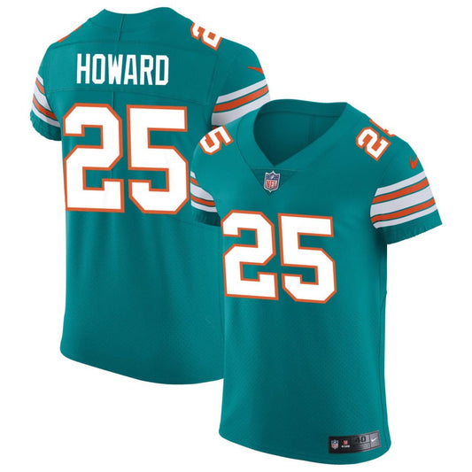 Xavien Howard Miami Dolphins Nike Elite Vapor Untouchable Jersey - Aqua