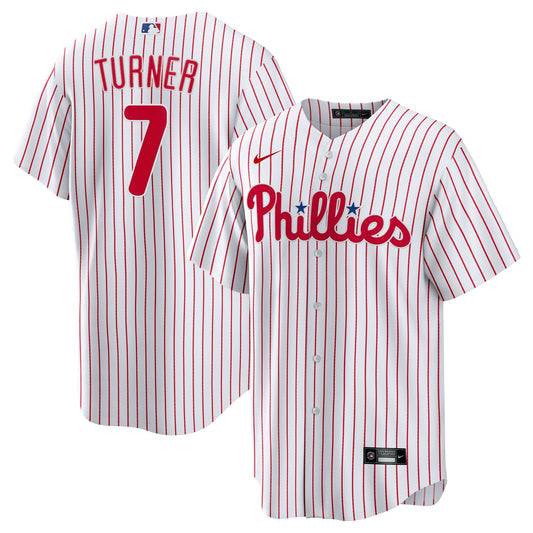 Trea Turner Philadelphia Phillies Nike Home Replica Player Jersey - White