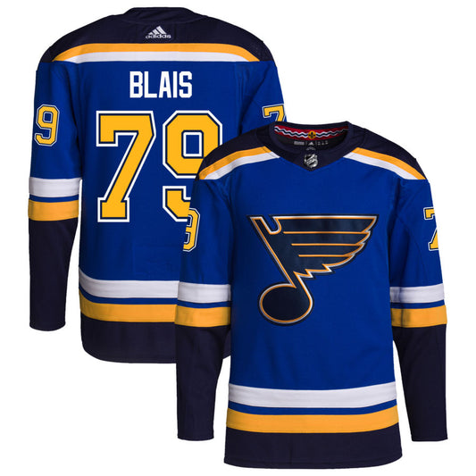 Sammy Blais St. Louis Blues adidas Home Authentic Pro Jersey - Royal