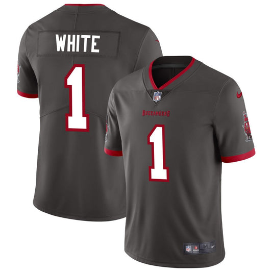 Rachaad White Tampa Bay Buccaneers Nike Vapor Untouchable Elite Alternate Jersey - Pewter