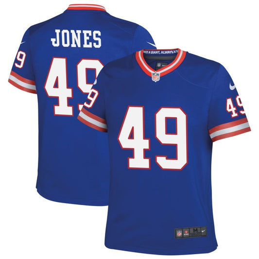 Ryan Jones New York Giants Nike Youth Classic Game Jersey - Royal