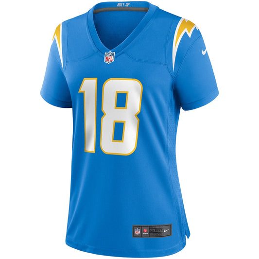 Women's Charlie Joiner Nike Chargers Game Retired Jersey - Light Blue