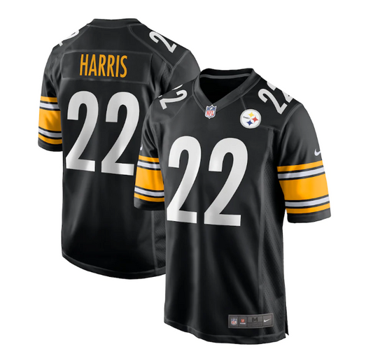 Youth Pittsburgh Steelers Najee Harris Black Game Jersey