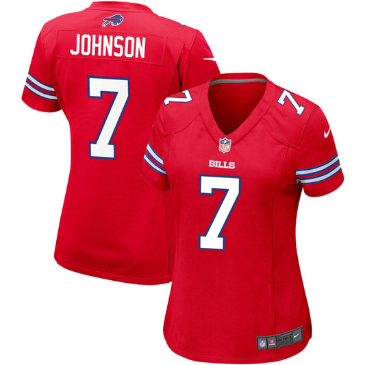 Taron Johnson Buffalo Bills Nike Women's Alternate Game Jersey - Red