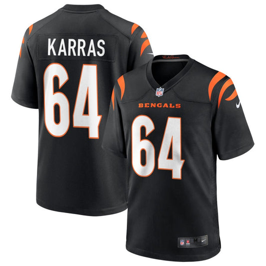 Ted Karras Cincinnati Bengals Nike Youth Logo Game Jersey - Black