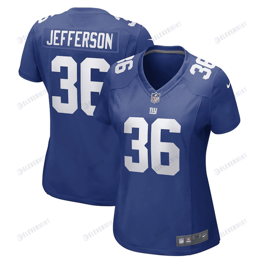 Tony Jefferson New York Giants Women's Game Player Jersey - Royal