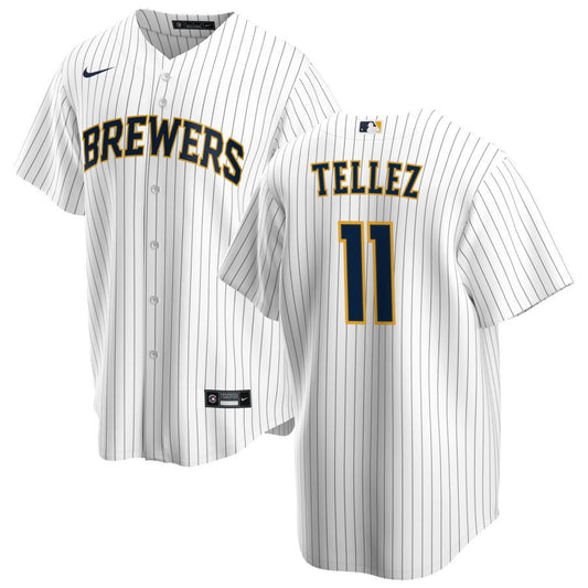 Rowdy Tellez Milwaukee Brewers Nike Alternate Replica Jersey - White