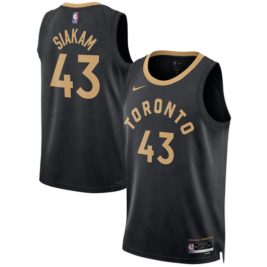 Pascal Siakam Toronto Raptors Nike Unisex 2022/23 Swingman Jersey - City Edition - Black