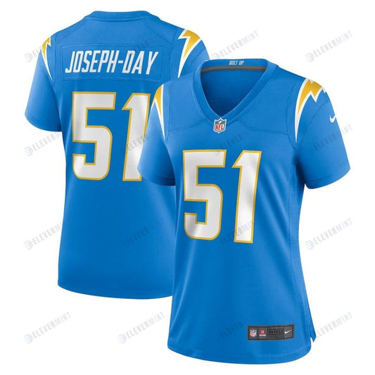 Sebastian Joseph-Day 51 Los Angeles Chargers Women's Game Player Jersey - Powder Blue