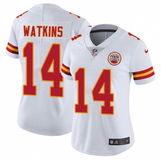 Women's Kansas City Chiefs Sammy Watkins Limited Player Jersey White