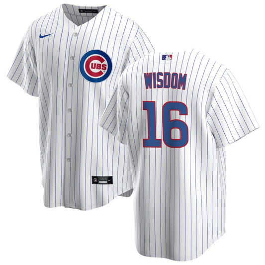 Patrick Wisdom Chicago Cubs Nike Home Replica Jersey - White