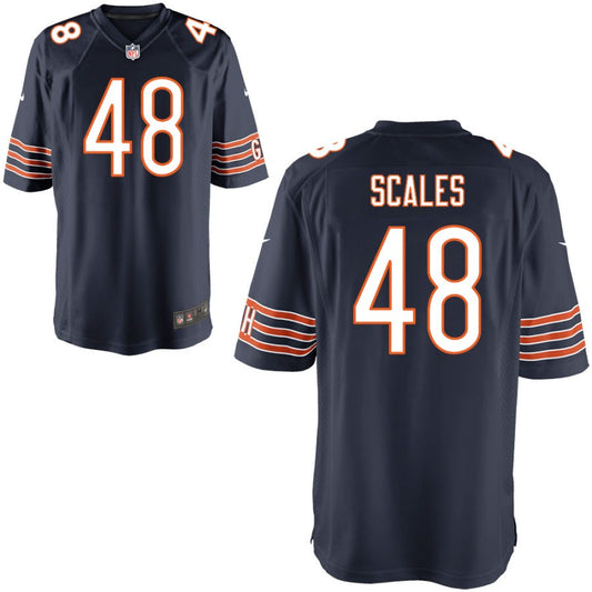 Patrick Scales Chicago Bears Nike Youth Game Jersey - Navy