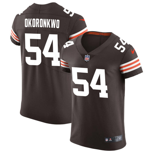 Ogbonnia Okoronkwo Cleveland Browns Nike Vapor Elite Jersey - Brown