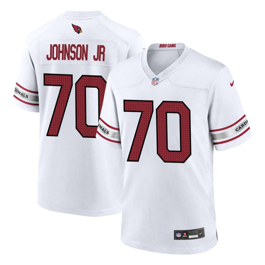 Paris Johnson Jr Arizona Cardinals Nike Game Jersey - White