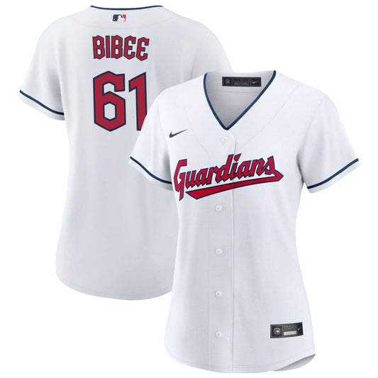 Tanner Bibee Cleveland Guardians Nike Women's Replica Jersey - White