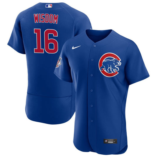 Patrick Wisdom Chicago Cubs Nike Alternate Authentic Jersey - Royal