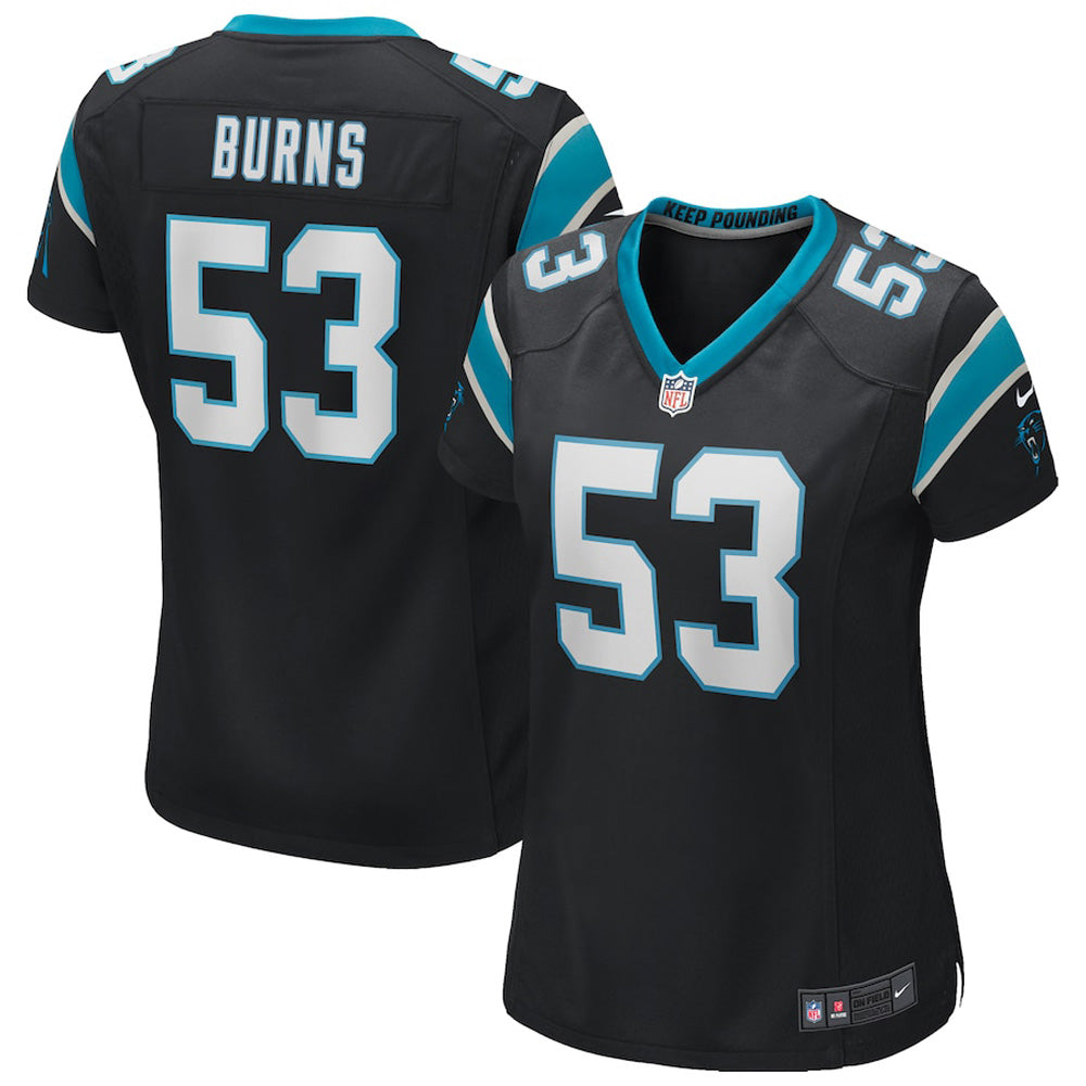 Women's Carolina Panthers Brian Burns Game Jersey - Black