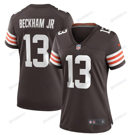 Odell Beckham Jr. 13 Cleveland Browns Women's Game Jersey - Brown