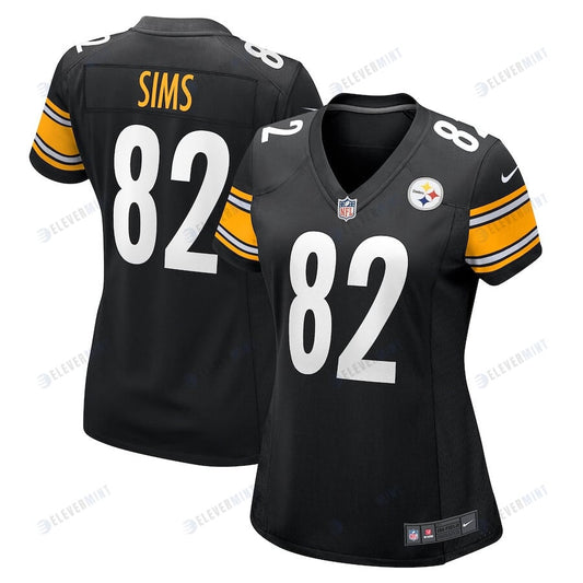 Steven Sims 82 Pittsburgh Steelers Women's Game Jersey - Black