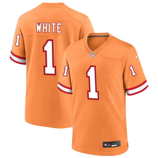 Rachaad White Tampa Bay Buccaneers Nike Throwback Game Jersey - Orange