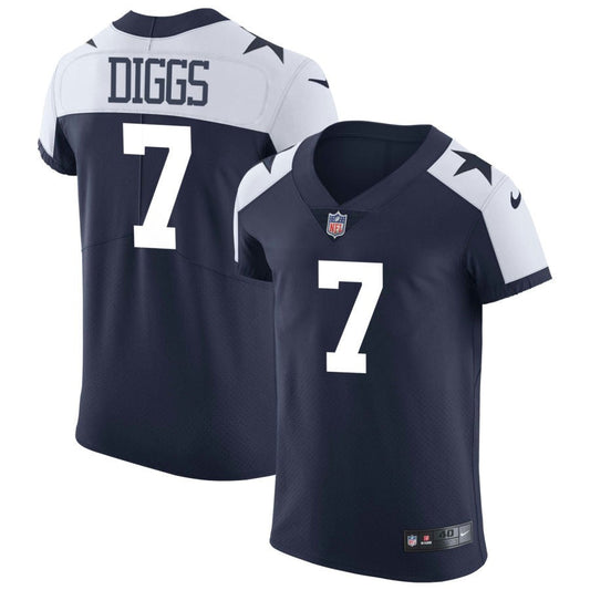 Trevon Diggs Dallas Cowboys Nike Alternate Vapor Elite Jersey - Navy