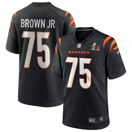 Orlando Brown JR Cincinnati Bengals Nike Super Bowl LVI Game Jersey - Black