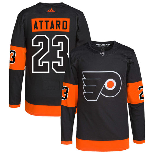 Ronnie Attard Philadelphia Flyers adidas Alternate Primegreen Authentic Pro Jersey - Black