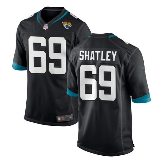 Tyler Shatley Jacksonville Jaguars Nike Youth Team Color Game Jersey - Black