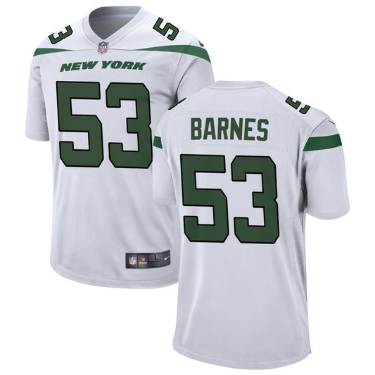 Zaire Barnes New York Jets Nike Game Jersey - White