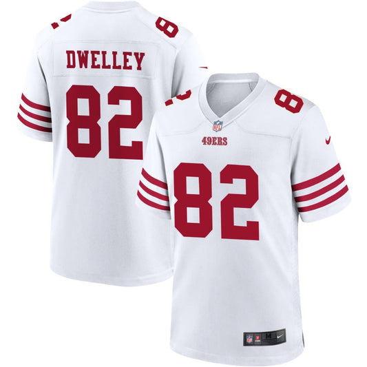 Ross Dwelley San Francisco 49ers Nike Youth Game Jersey - White