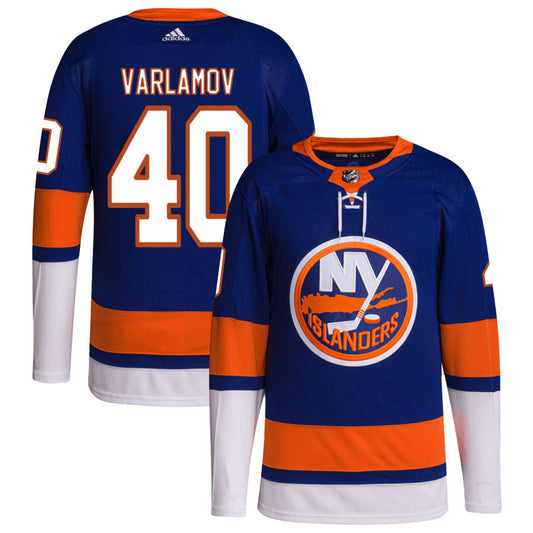 Semyon Varlamov New York Islanders adidas Home Primegreen Authentic Pro Jersey - Royal