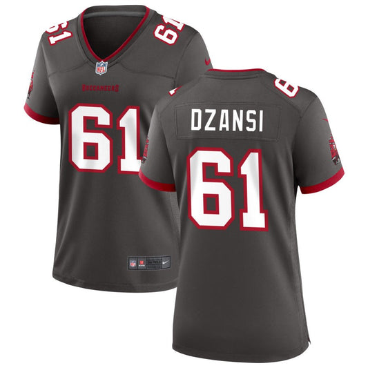 Silas Dzansi Tampa Bay Buccaneers Nike Women's Alternate Game Jersey - Pewter