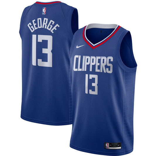 Paul George LA Clippers Nike Swingman Jersey - Royal - Icon Edition